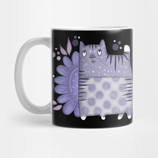 Cat in Purple Mug